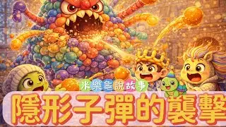 EP216｜隱形子彈的襲擊｜橘子皮竟然能打爆氣球？｜米樂龜說故事｜睡前故事｜親子共聽