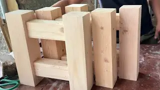 Two Stunning Benches: A Beautiful Two-Tone Wood Project!