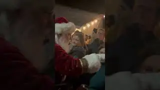 Santa Claus Lights Tree Christmas Caroling Carolers Felton Santa Cruz 11/30/24 #santaclaus #carolers