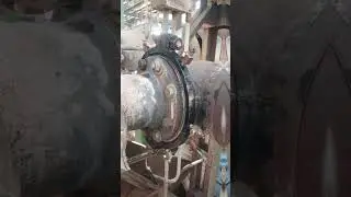 Fuga de vapor sobre brida