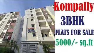 Ready to Move 3BHK Flats in Kompally | ₹5000/Sft | No GST