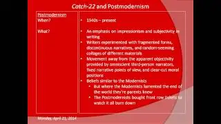 Catch-22 and Postmodernism