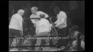 1959 Floyd Patterson vs Brian London archival footage