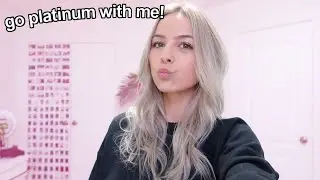 PLATINUM BLONDE HAIR TRANSFORMATION!
