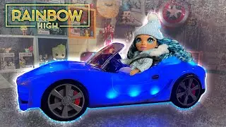 Review: Rainbow High Winter Break Skyler Bradshaw & LED Color Changing Car!