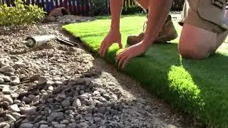 Easy Artificial Grass Fitting! - Snake Edge Flexible Edging Installation Video