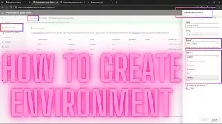 How To Create New Environment