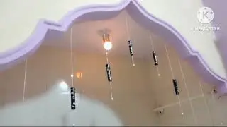 Thread spool jhumar //How to make jhumar//Thread spool wall hanging craft#viralvideo #viral #craft