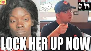 Woman SNAPS & Lost Her Mind Over a Slice of Pizza @sbcnation-1