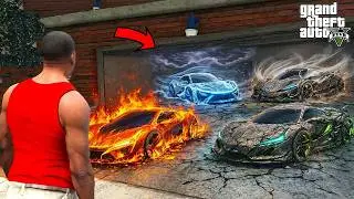 Franklin & Shinchan Found MOST SECRET ELEMENTAL CARS in Franklin Garage in GTA 5 || SHINCHAN GTA 5