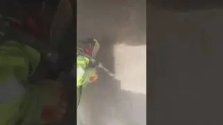 Dry Ice Basting On Renderlite Plaster