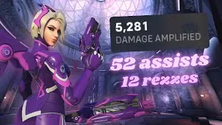 massive damage boost and sneaky rezzes 🤭 | diamond mercy gameplay