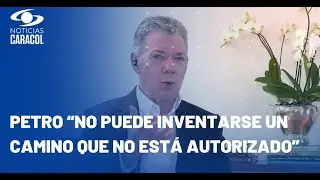 EN VIVO: Expresidente Juan Manuel Santos habla de la carta que envió a la ONU