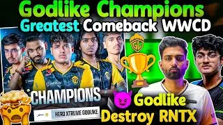 Godlike Champion WWCD😍☠️manya1v4 😱 Spower & jonathan & admin team work 💯