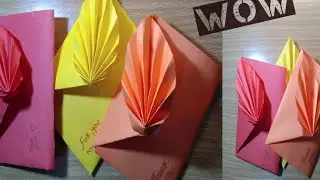 beautiful envelope paper making.how to make fancy paper envelope ✉️✉️ #paper envelope  