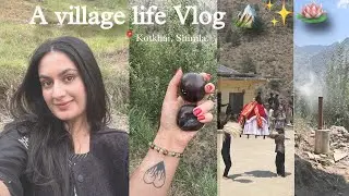 A Village life vlog 🏔️ // Witness a tradional function of local deities - Dom Devta Guthan🙏🛕🪷