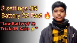 Phone Battery 2X Chalegi 🔋 | Drain Problem 100% Fix 😱 #mobiletips #techshorts #shorts