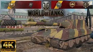 Jagdpanzer E 100 - Ruinberg map - 8 kills - 10,6k damage World of Tanks replay 4K
