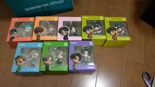 Unboxing #TINYTAN #BTS #Dynamite Figures #OT7