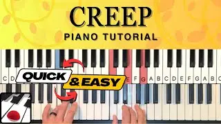 Самоучитель игры на фортепиано Creep (ЛЕГКИЙ!)