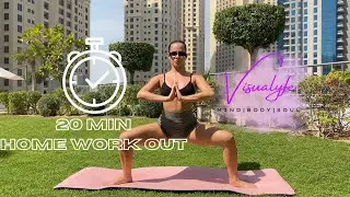 20 Min Home Workout - With Visualyfe #fullbodyworkout #looseweightfast #looseweight