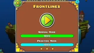 Geometry Dash World Walkthrough - Level 5 (Frontlines)