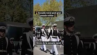 escuela naval - post gran parada militar #chile #desfile #banda #militar #army #history #marine #sea