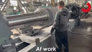 Calender Roller Drilled Roller Cored Roller Manufacturer BAOFENG MMC workshop