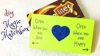 MAGIC MATCHBOX | DIY 2 Way Matchbox |  Reuse old matchbox