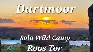 Solo Wild Camp on Roos Tor Dartmoor uk