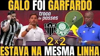 TROCA DE PASSES! GALO FOI GUARFADO MAIS UMA VEZ COM PENALTI NÃO MARCADO E GOL MAL ANULADO