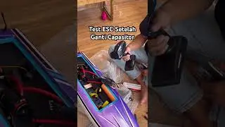 Replacement of ESC Capacitor for Brushless RC Boat Motor #diyrcboat