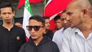 HITO protests against the cow protection group on Sept 28 at Umroi airport