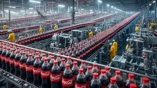 Inside a Giant Coca-Cola Bottling Plant | Full Industrial Production & Packaging Process