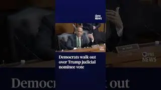 Democrats walk out over Trump judicial nominee vote