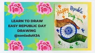 Happy republic Day Mandala Art | how to draw mandala for beginners ll republic Day Drawing