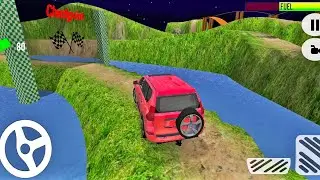 Jeep Adventure Stunt Challenge Racing Game | Offroad Jeep Driving | Red Jeep Games #Android Gameplay