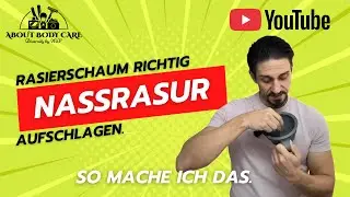 Rasierschaum richtig aufschlagen - So mache ich das mit Rasierseife