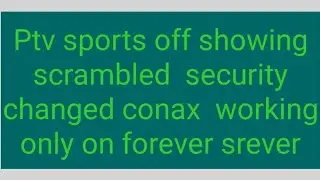 Ptv sports off from paksat showing scrambled|new update|now scrambled|Abdullah tech