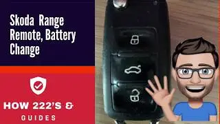 &Scaron;KODA Range Old Style Remote Battery Replacement Cr2032 How 222&rsquo;s & guides case cover protect button