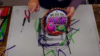 How to Make a Monster Mash Halloween Wreath with Sound Tutorial