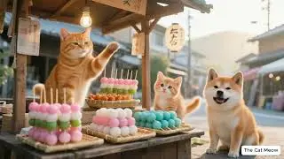 Poor Kitten Works Hard at Construction Site with Mom Cat to Buy a Gift for Father Cat 😿🎁