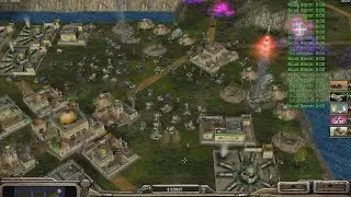 GLA Toxin - Command & Conquer Generals Zero Hour - 1 vs 7 HARD Gameplay