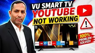 Vu Smart Tv youtube not working problem solution // Vu smart tv play store Not Working Problem