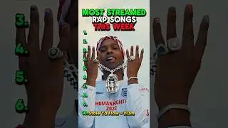 Most Streamed Rap Songs This Week
