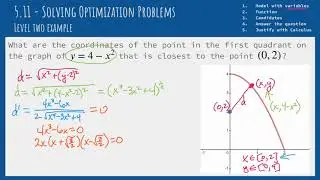 5.11 - Optimization - Level 2 Distance Example