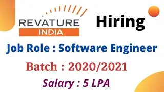 Revature Hiring Freshers as the Entry Level Software Engineers |