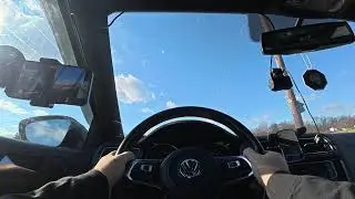 MK6 GLI Big Turbo POV Drive Mic'd Exhaust Acceleration