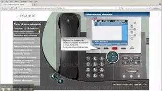 Cisco 7945 and 7965 Effetuare una chiamata Italiano Phone Training