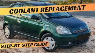 Замена охлаждающей жидкости / Прокачка системы охлаждения Toyota Yaris XP10